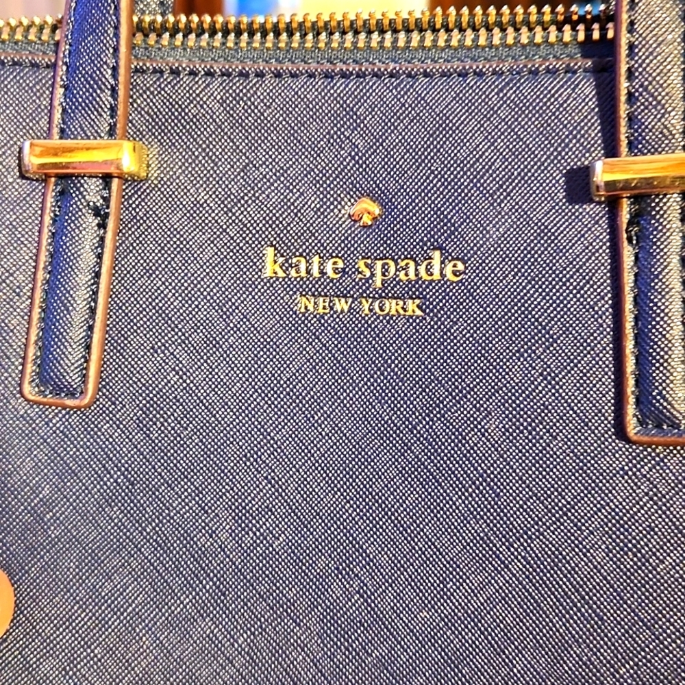 Kate Spade Navy Blue Purse/Tote
